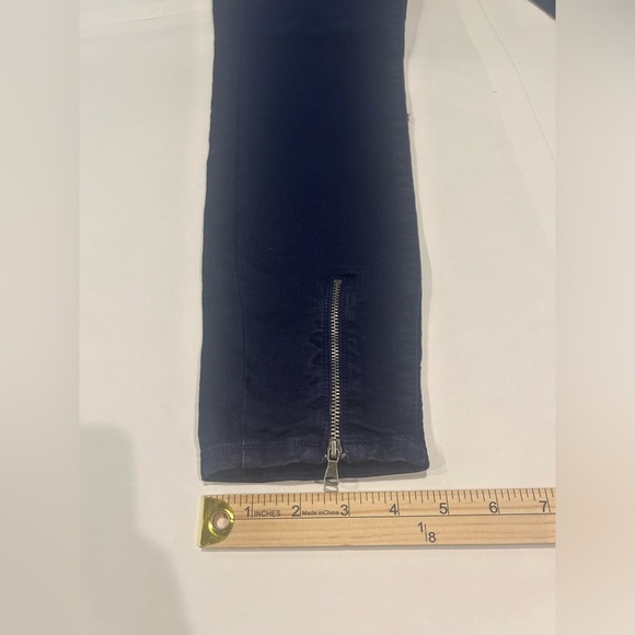 Paige Skinny Crop Jeans Women’s 29 Zipper Hem Blue - Picture 11 of 11